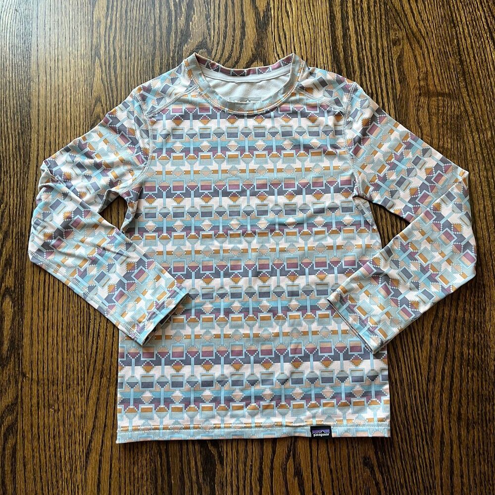 Patagonia Kids' Capilene® Crew Long-sleeve Baselayer Shirt (S 7-8Y)